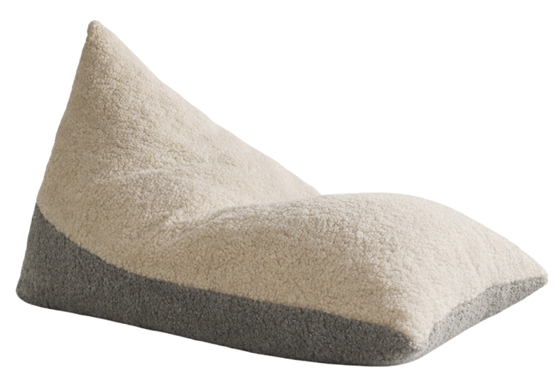 LUULA pouf Agneau nuage, réversible